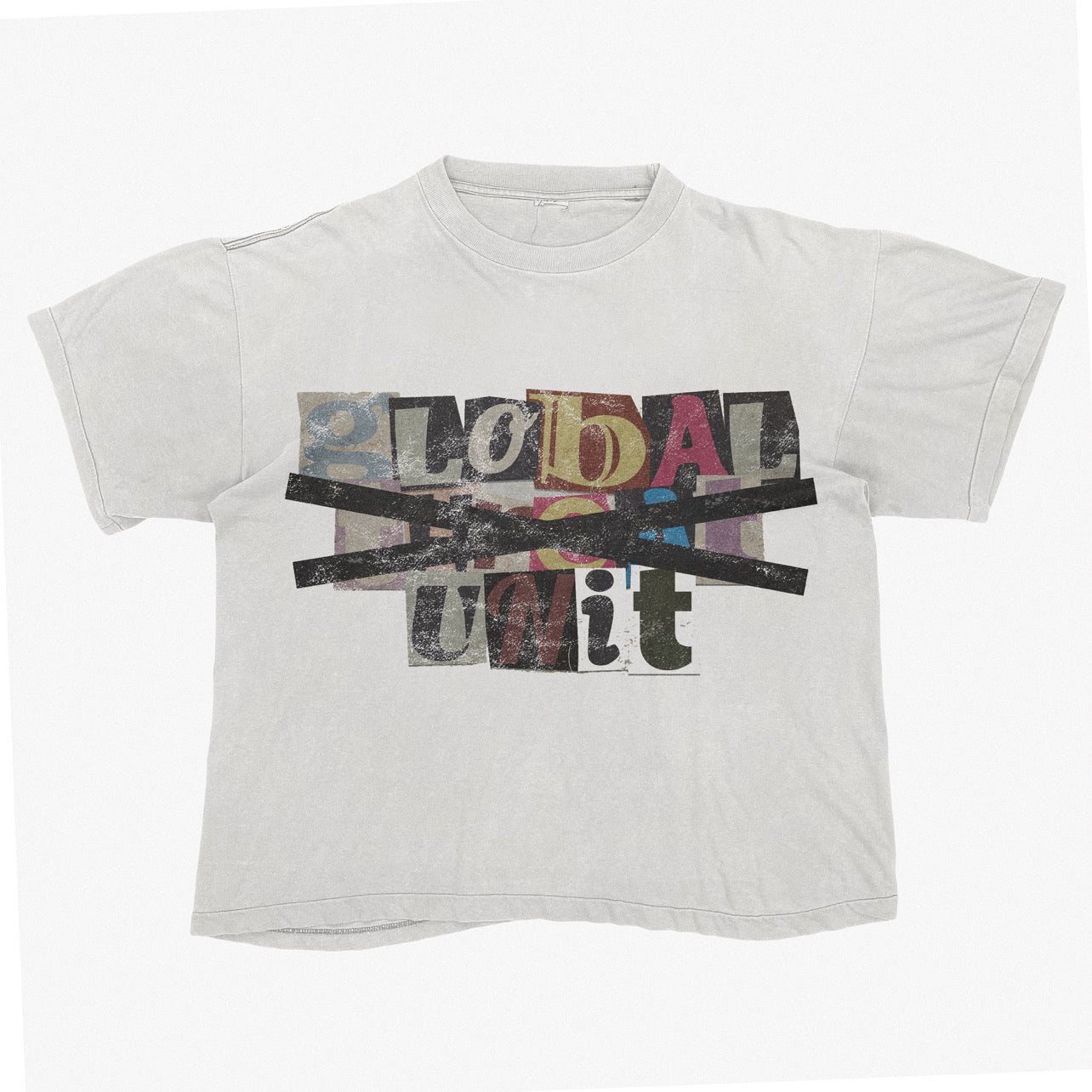 ‘Ransom Note’ White Tee